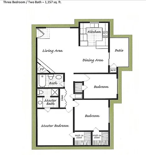 Floor plan Canyon Peak