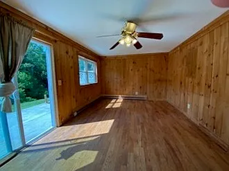 Living room with walk-out patio