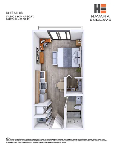 Floor plan A1L-88