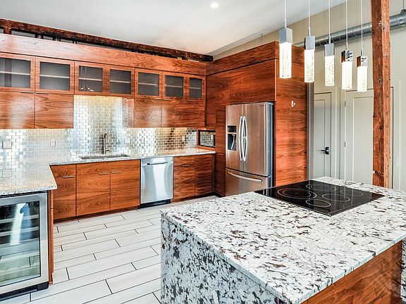 Open Kitchen w/ Wine Fridge