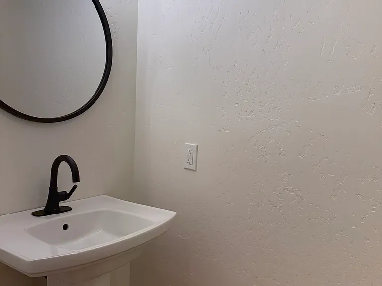 Half bath on main floor.