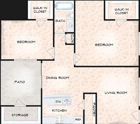 Floor plan 2X1-C
