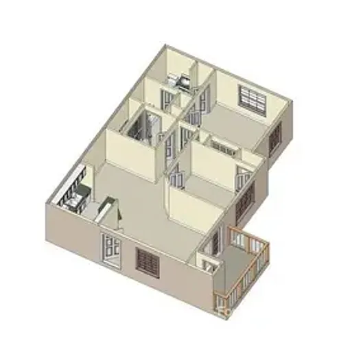 Floor plan 2 Bedroom