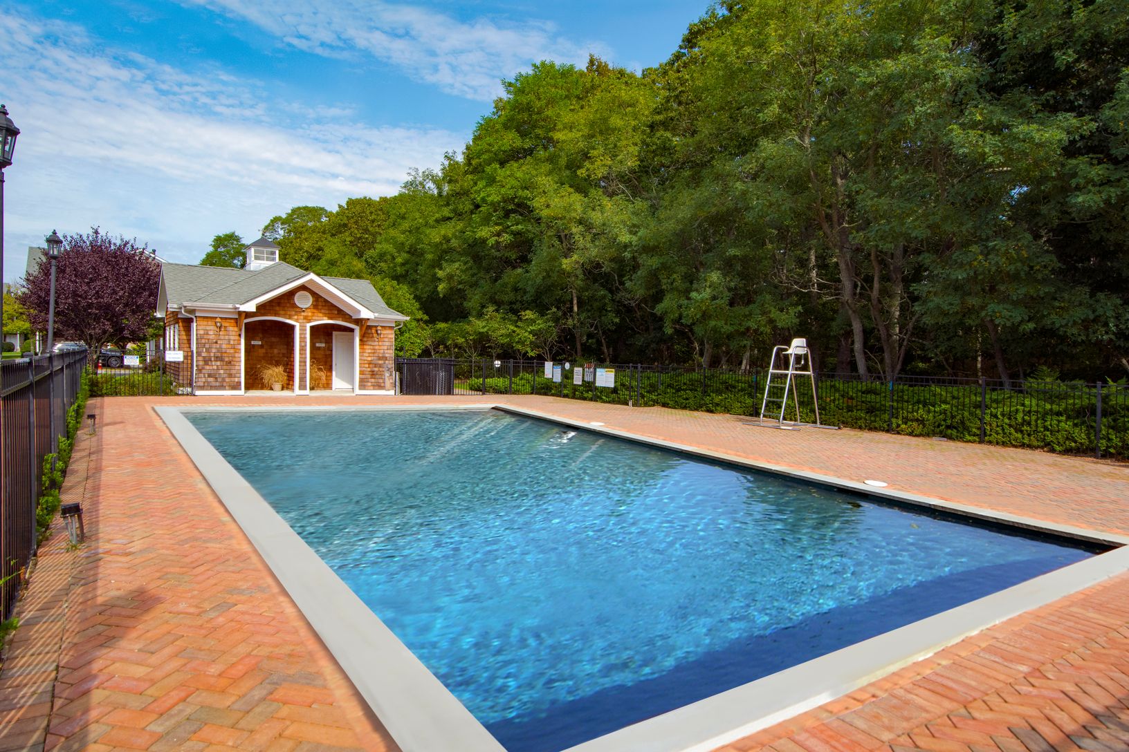  Community swimming pool and pool house