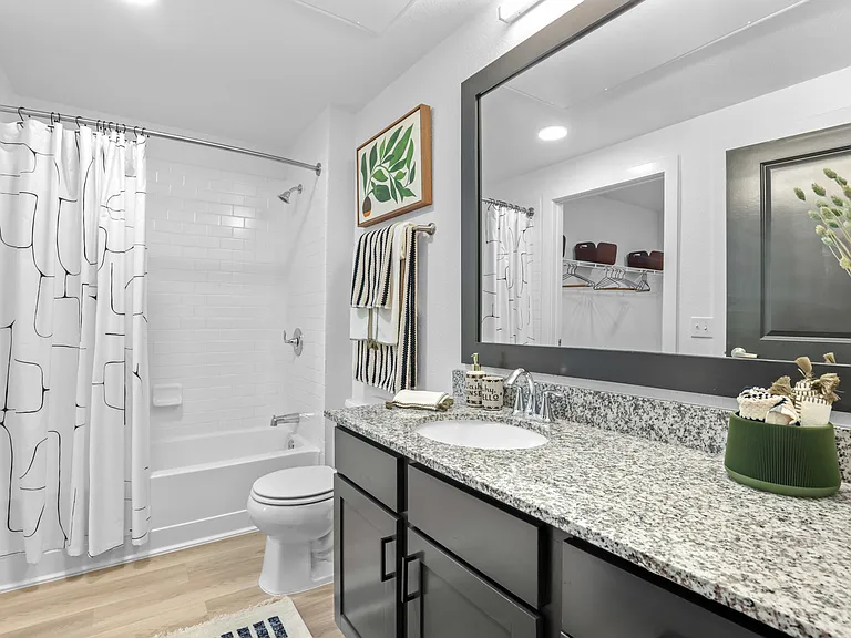 Upgraded bathrooms