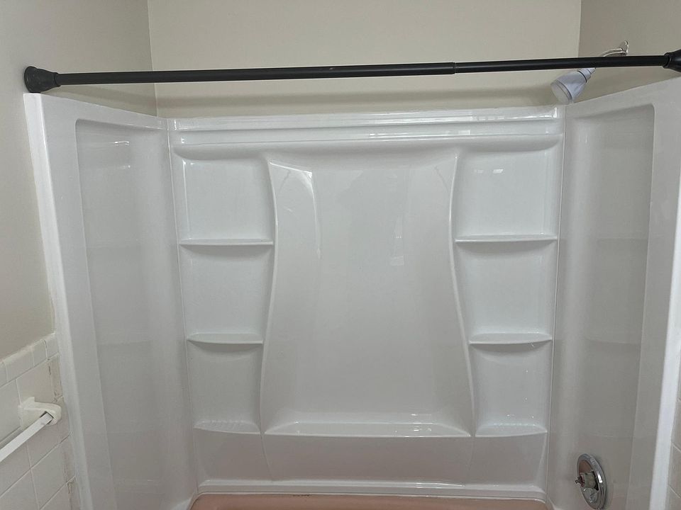 New shower walls