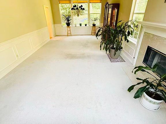 Main Floor living and dining room