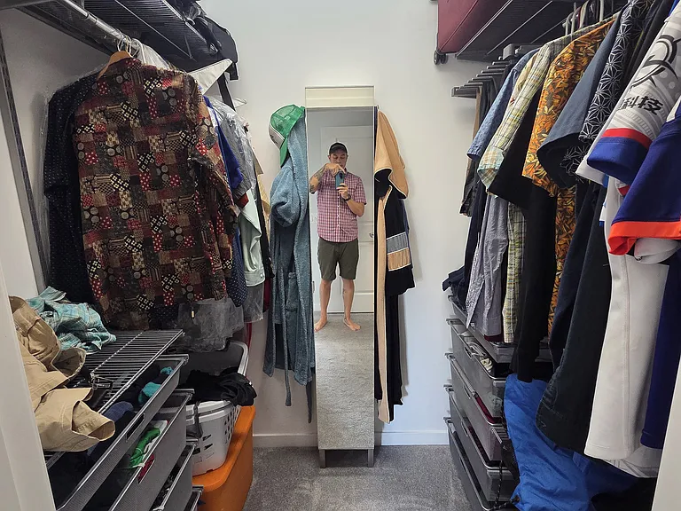 Primary bedroom closet