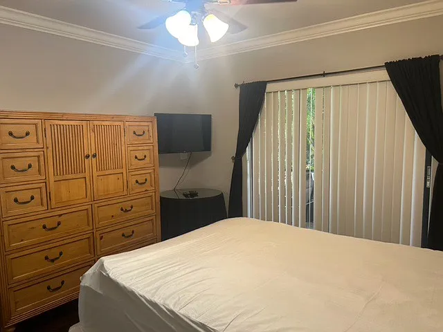 Both bedrooms have slider to large screened patio