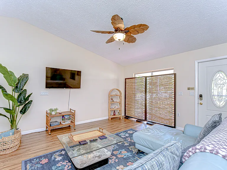 We provide a smart tv in the living room as well as the bedroom