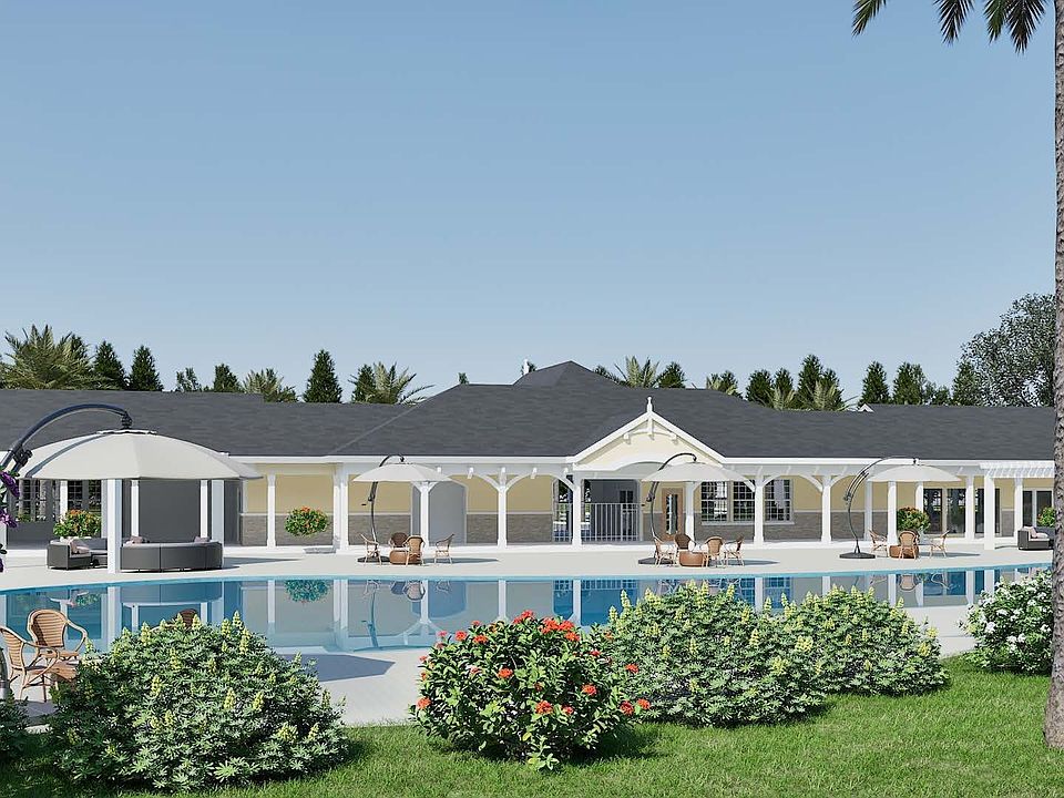 Single-Family Rental Community with Landscaped Green Space