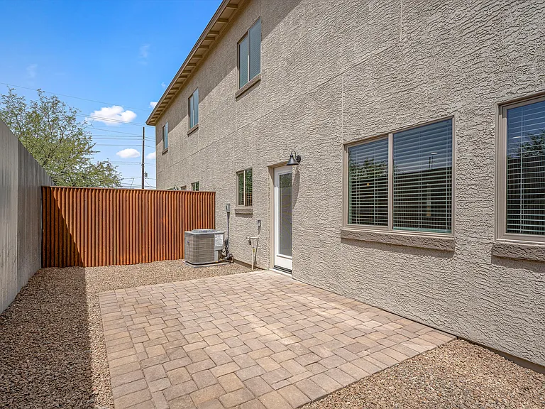 Backyard with Paver Patio