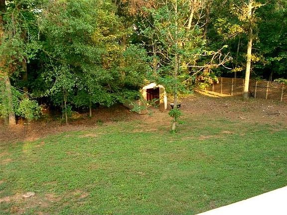 Large Backyard with storage shed