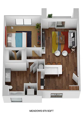 Floor plan A1C-M