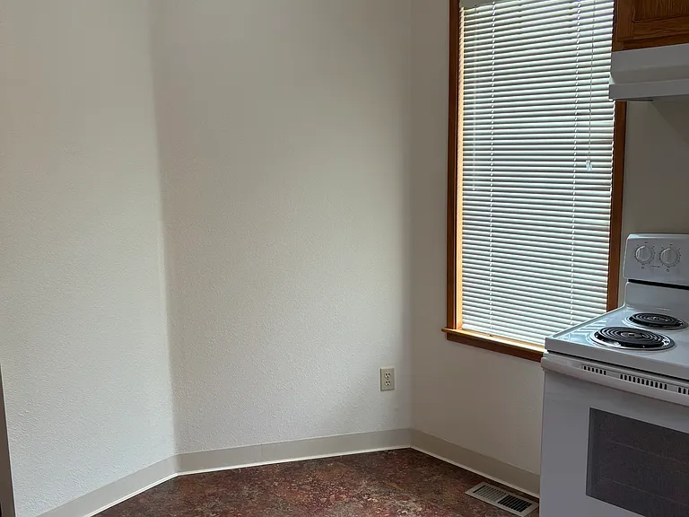 Room for a kitchen table.