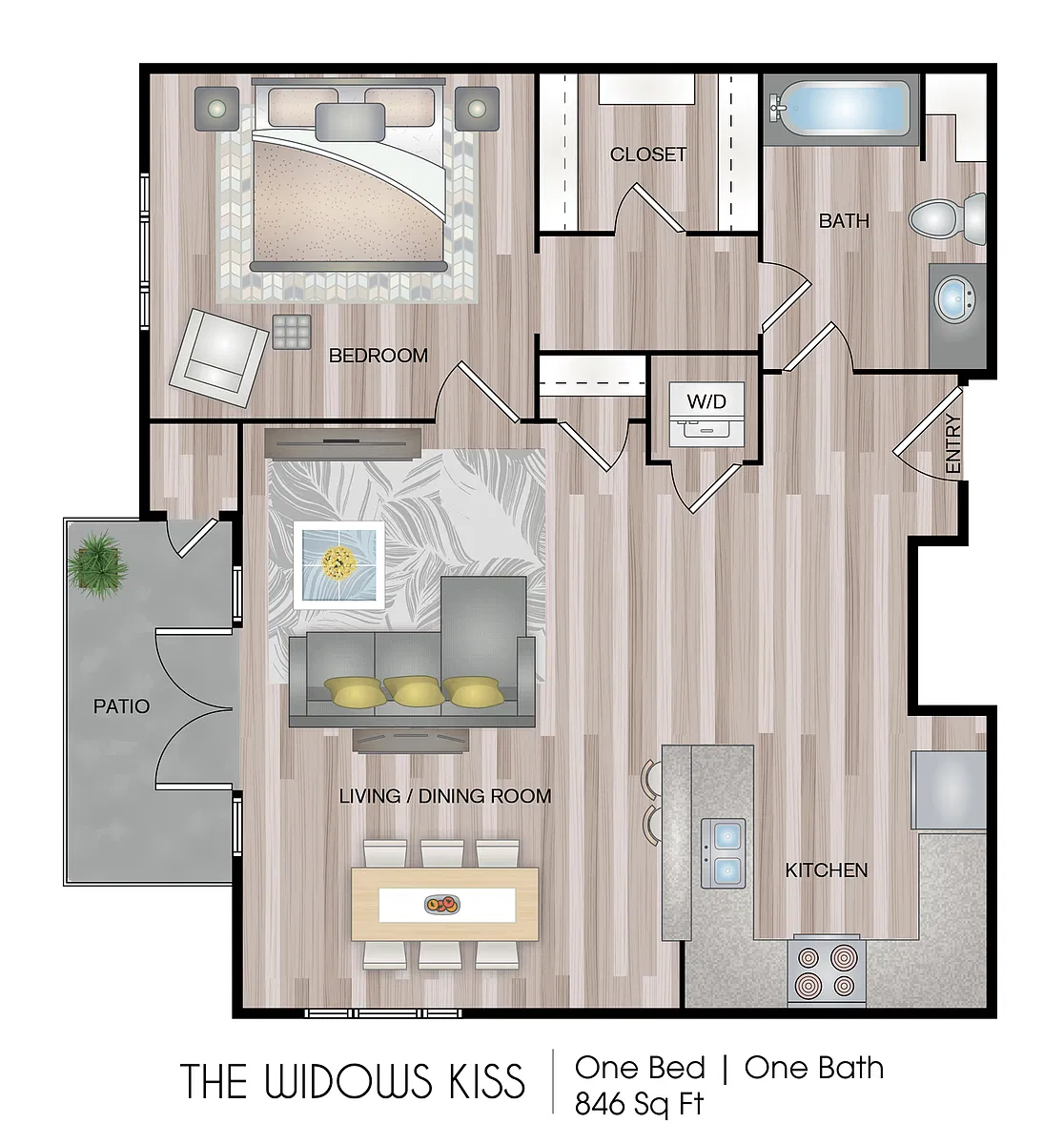 Floor plan The Widows Kiss (Grand)