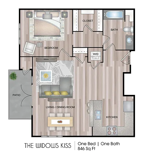 Floor plan The Widows Kiss (Grand)