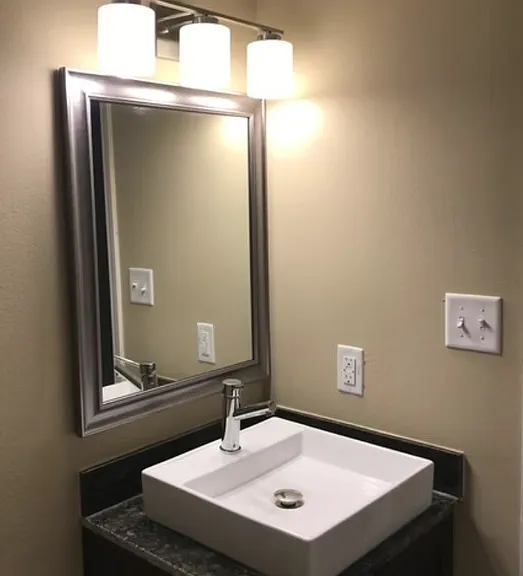 Updated bathrooms with modern finishes to create a clean, refreshed look.