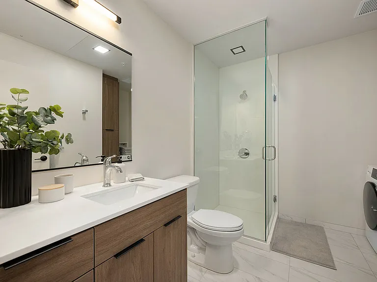 The Bathroom of The Rehearsal floor plan at Midland Lofts