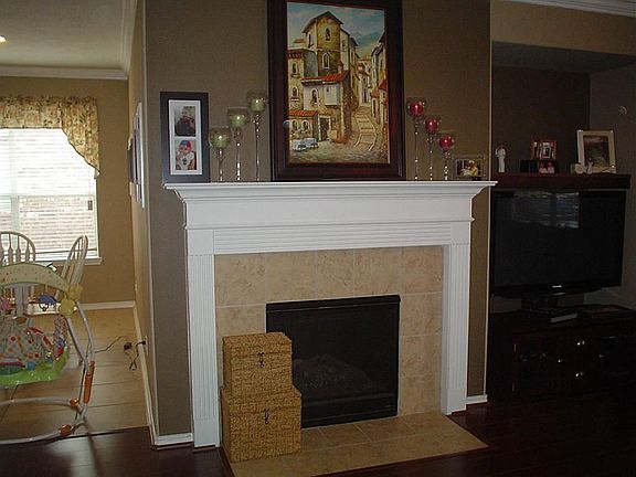 Room for Big Screen TV to Right of Gas Fireplace in Living  Room