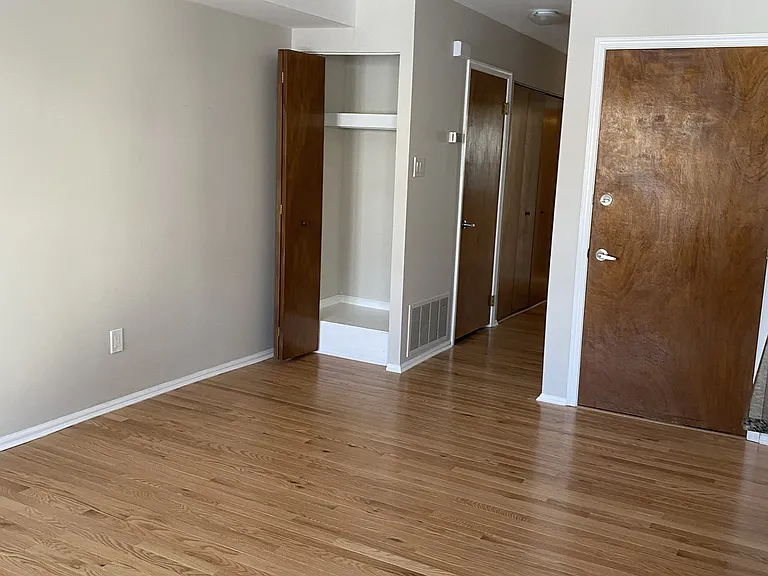 Livingroom View with Coat Storage/Closet