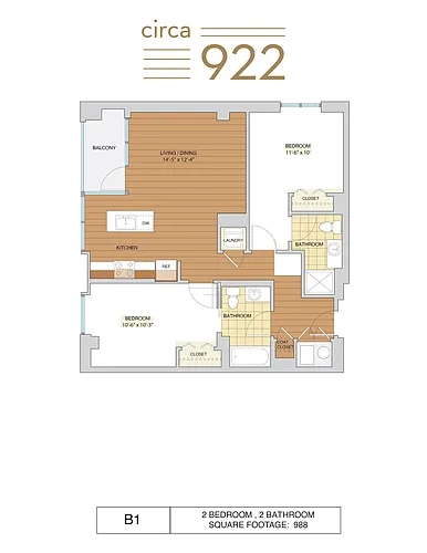 Floor plan B1