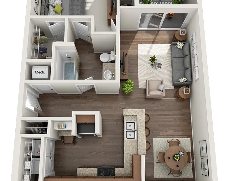 Town Center At Lakeside Village - Isla - 1 Beds - 1 Baths - 780 Sq. ft.