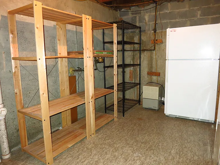 Basement utility room