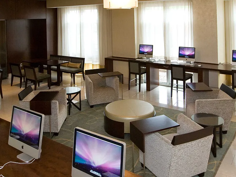 Business Center with Apple Computers