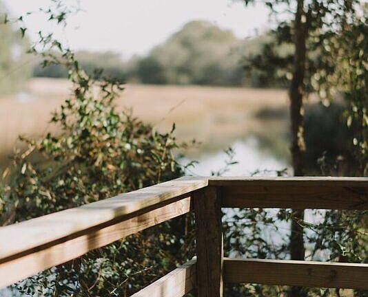View from shared deck