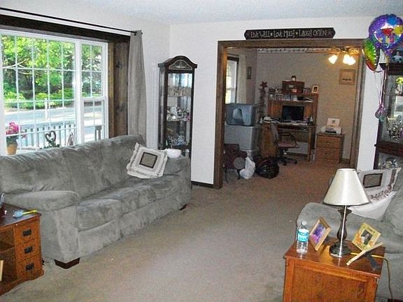 Living Room with Beautiful views from bay window
