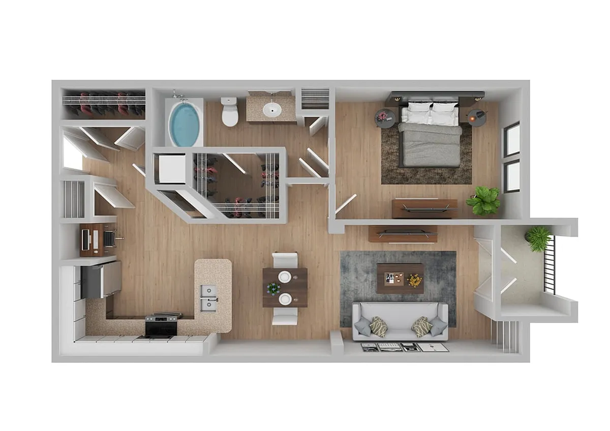 Floor plan Lockwood | Renovated