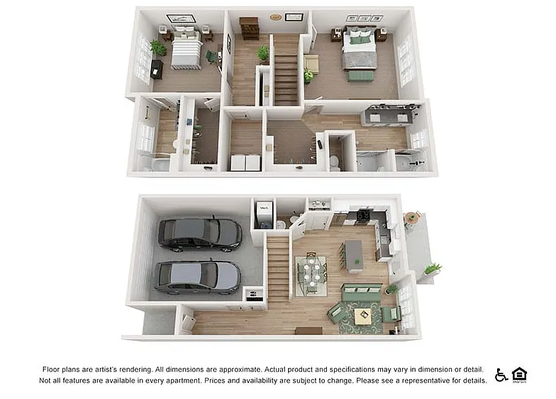 Floor plan 2x2TH-1713