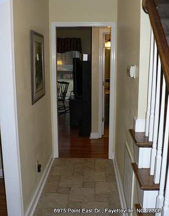 Entrance foyer.  Italian tiles on the floor.