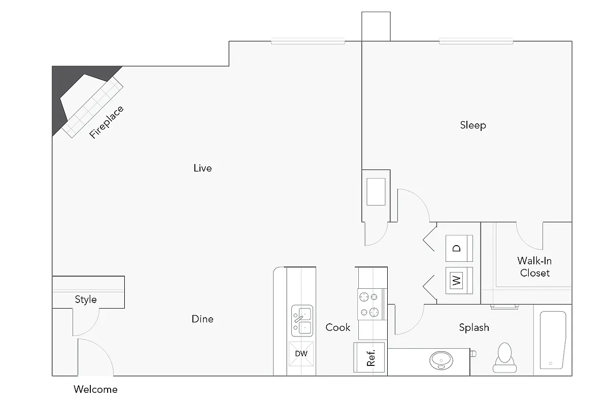 Floor plan Apex