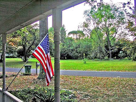 Looking left from front porch