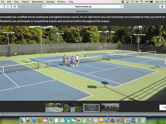 tennis courts