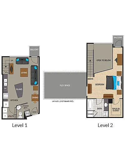 Floor plan LA1R