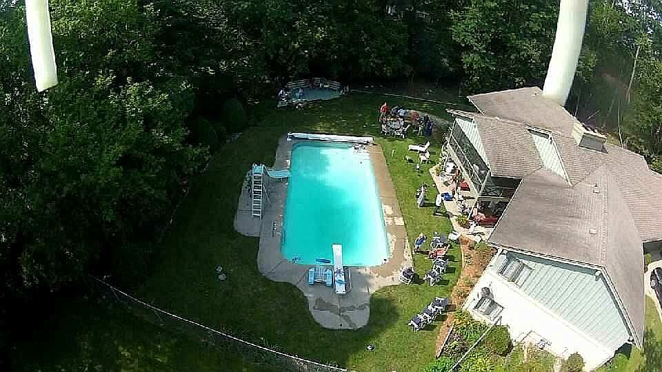 photo taken before new roof