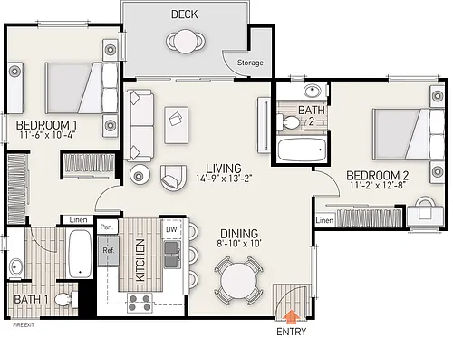 Floor plan Plan D