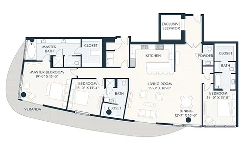 Floor plan C1d