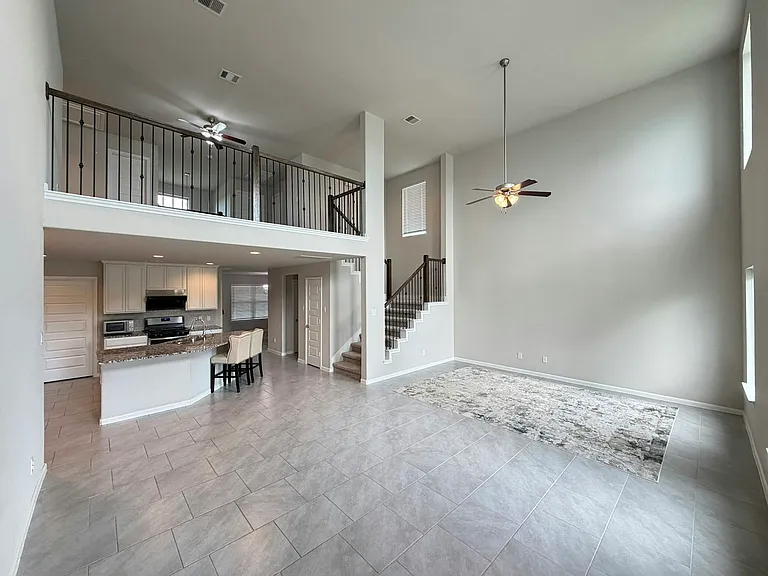 Spacious open concept layout