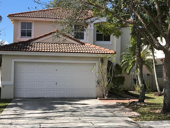 Single family home with 2 car garage.