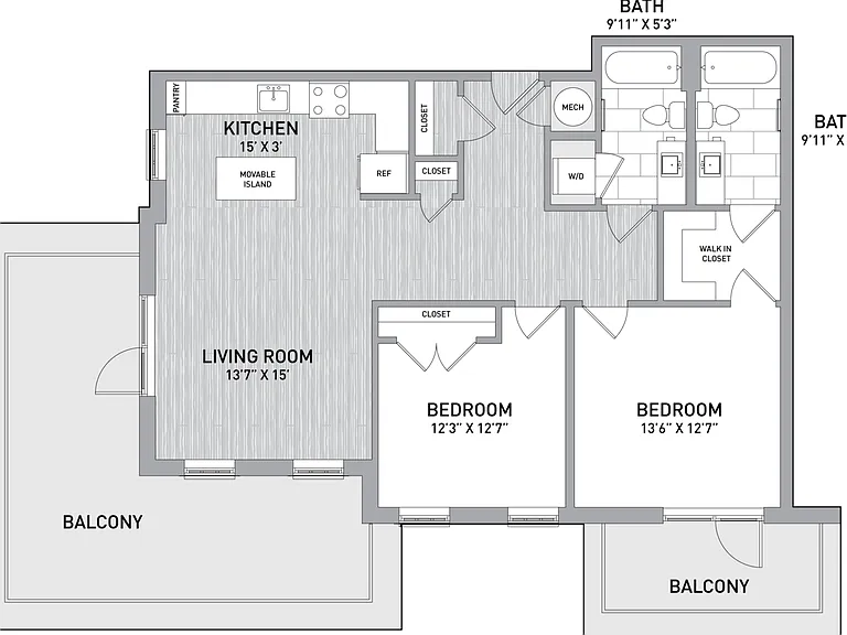 D3 floor plan Willow & Maple