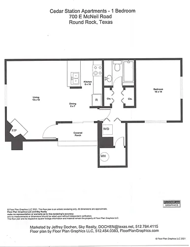Floor plan 1 Bed