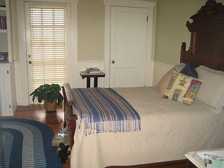 Bedroom with french door