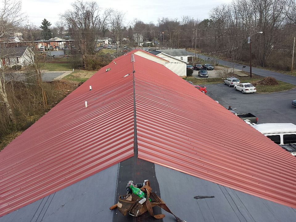 Roof taken down to bare wood