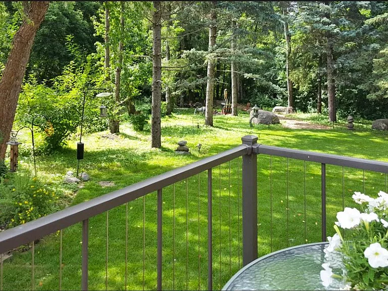 View from deck
