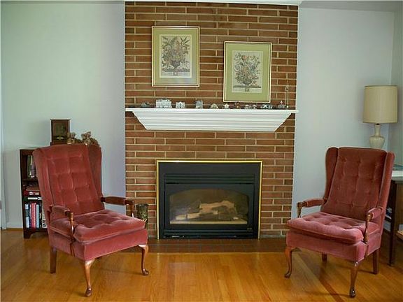 ...w/Brick Gas Fireplace