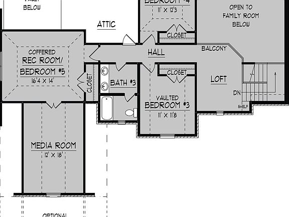 Landry II Floorplan Second Floor